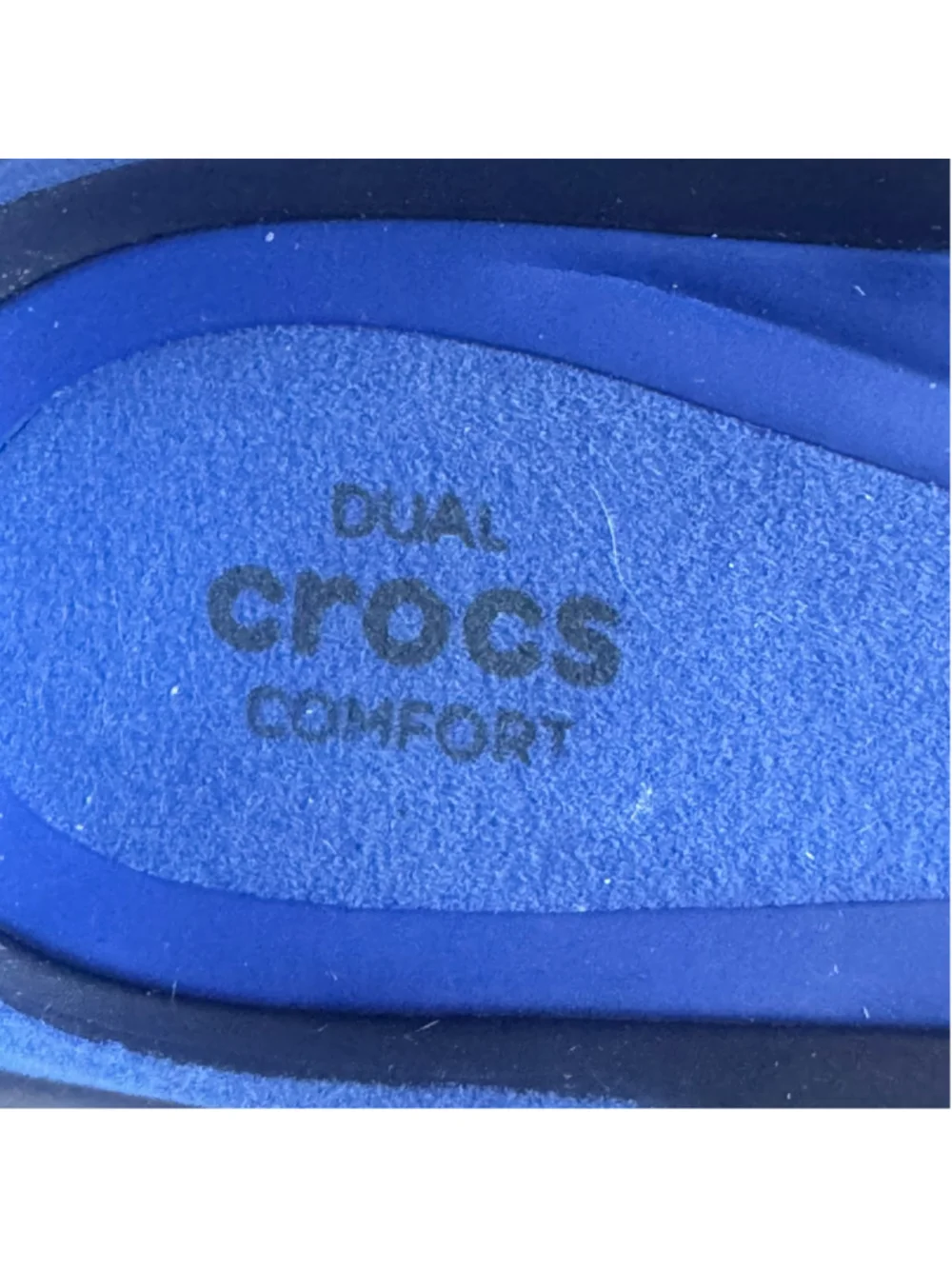 Crocs Dual Comfort Navy Blue Wedge Pumps Women’s Size 7 Work Career Shoes